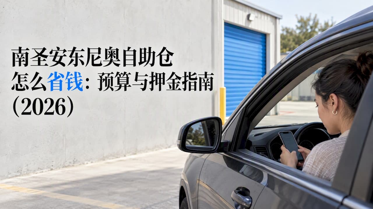 自助仓怎么省钱：南圣安东尼奥租仓预算与押金指南（2026）