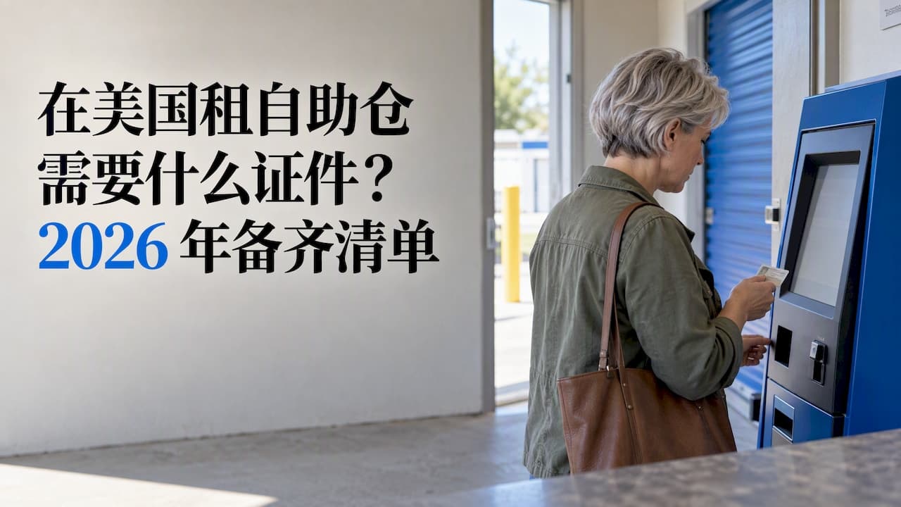 在美国租自助仓需要什么证件？2026 年备齐清单