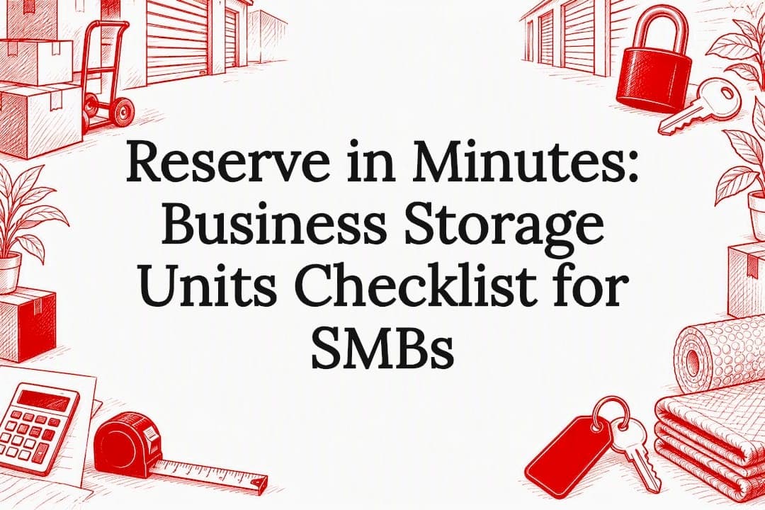 Reserve in Minutes: Business Storage Units Checklist for SMBs