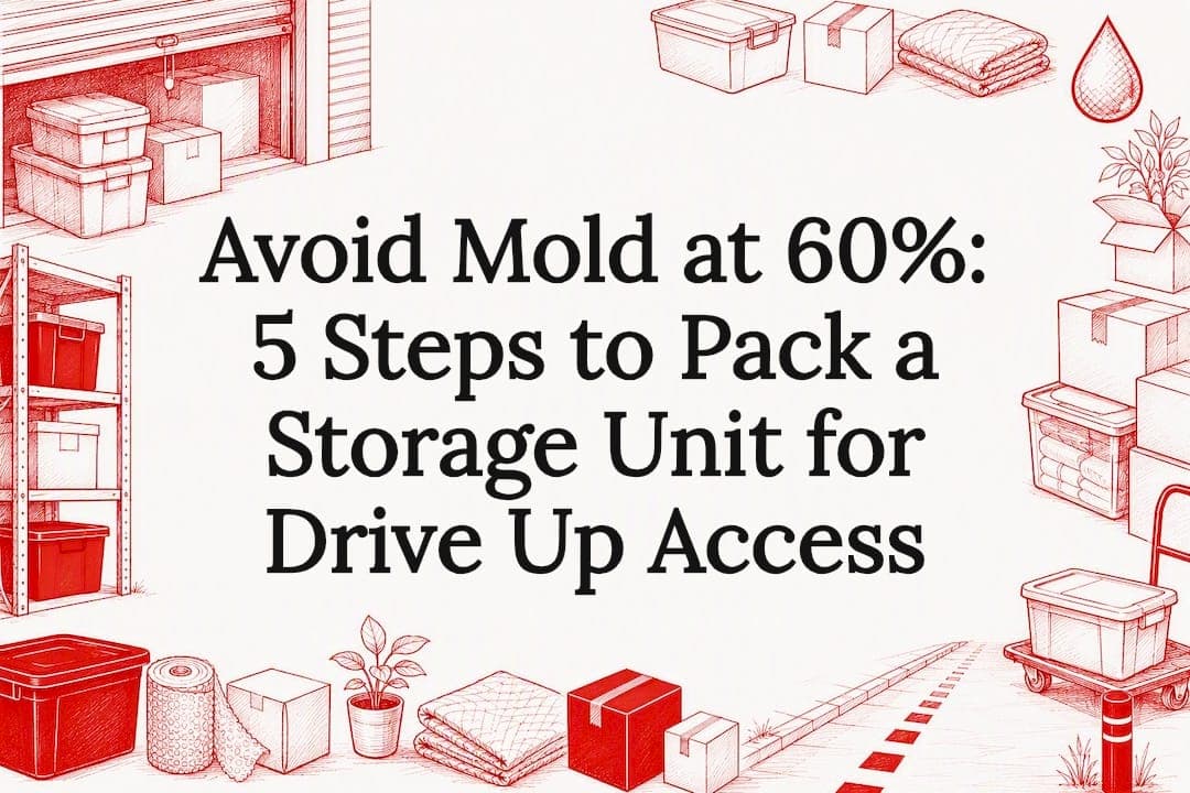 Avoid Mold at 60%: 5 Steps to Pack a Storage Unit for Drive Up Access