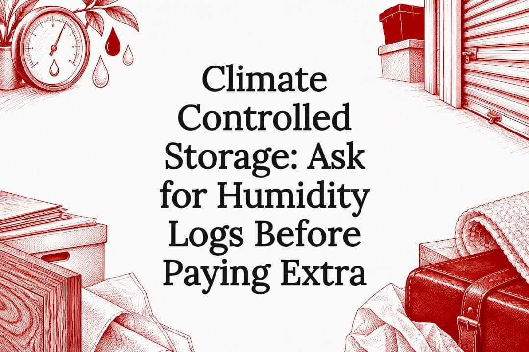 Climate Controlled Storage: Ask for Humidity Logs Before Paying Extra