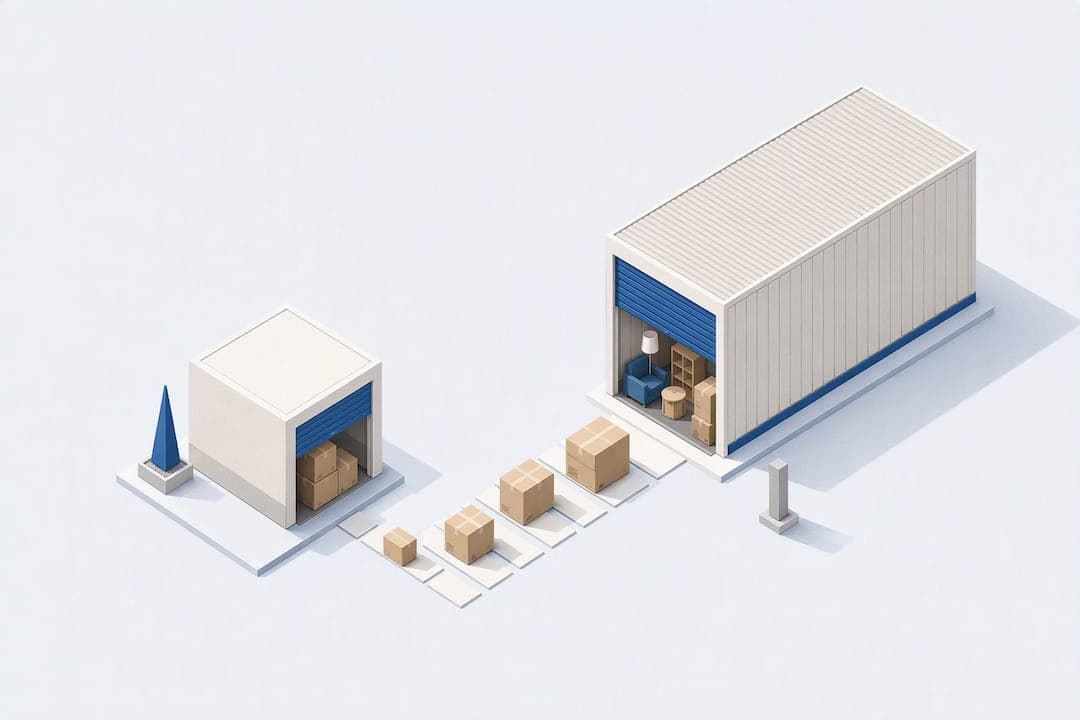 Fit a 1–2 Bedroom Move: Drive Up Storage Sizes (5x5–10x30) for U.S. Renters