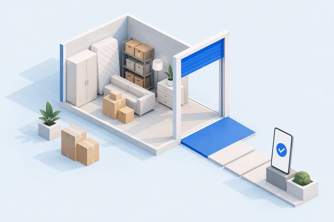 Ceiling Height, Packing, Contactless Booking for 10x15 in San Antonio