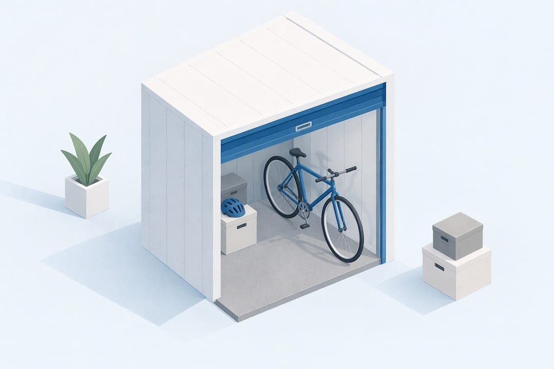 Bicycle Storage for Renters: Can a 5x5 Fit Your Bike? Book Online