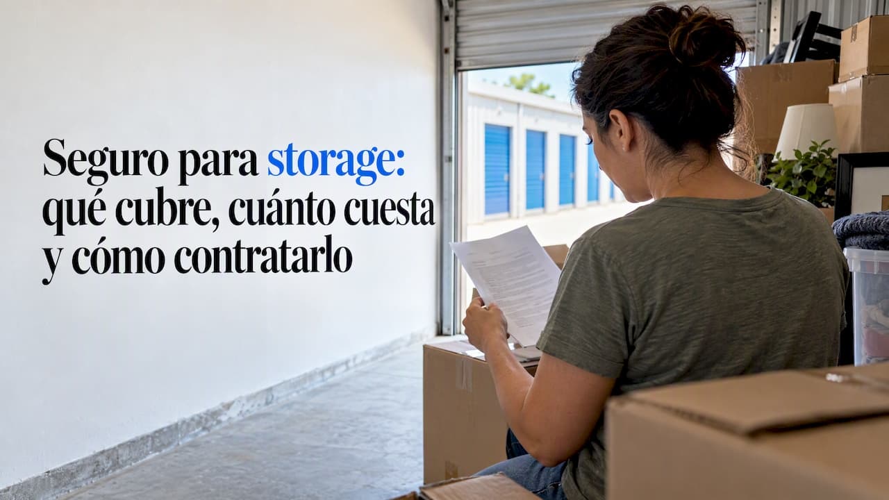 Seguro para storage: qué cubre, cuánto cuesta y cómo contratarlo