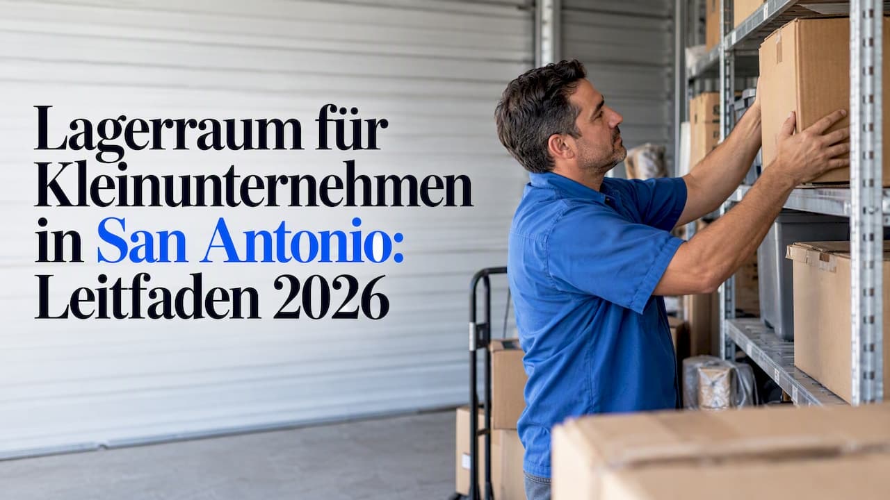 Lagerraum für Kleinunternehmen in San Antonio: Leitfaden 2026