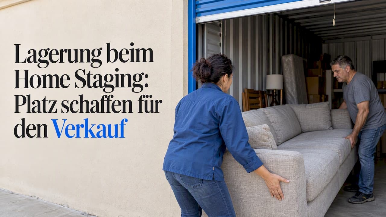 Lagerung beim Home Staging: Platz schaffen für den Verkauf