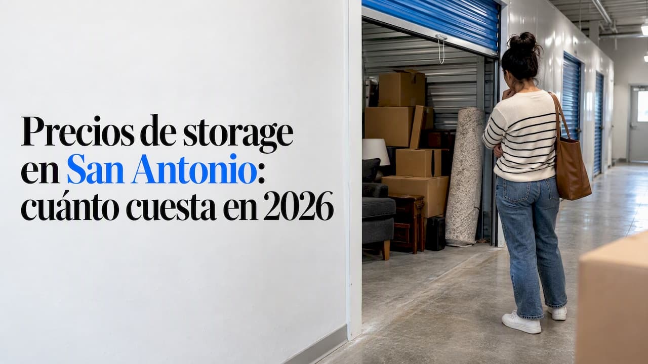 Precios de storage en San Antonio: cuánto cuesta en 2026