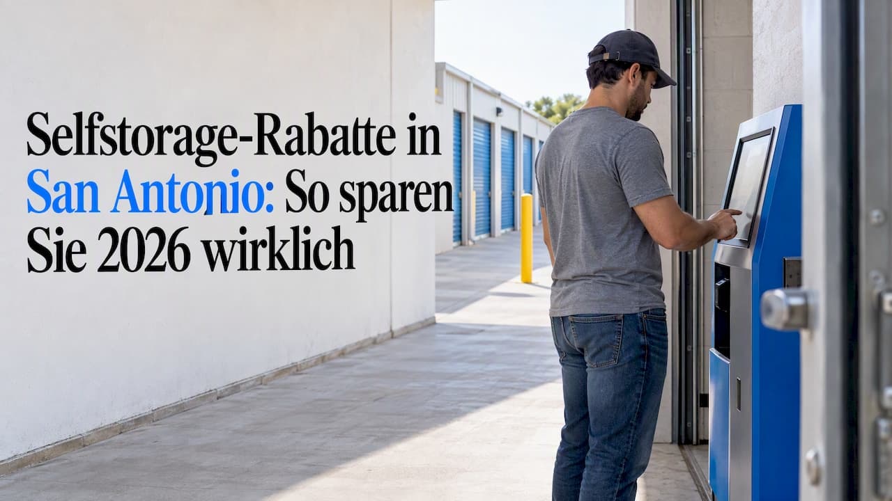 Selfstorage-Rabatte in San Antonio: So sparen Sie 2026 wirklich