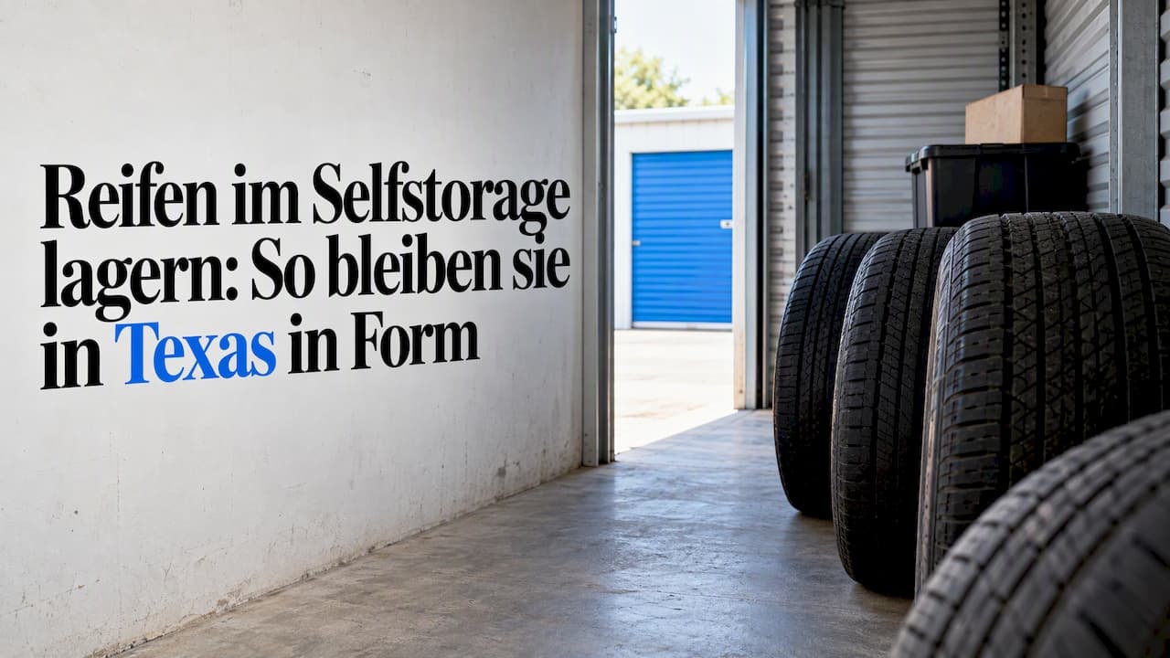 Reifen im Selfstorage lagern: So bleiben sie in Texas in Form